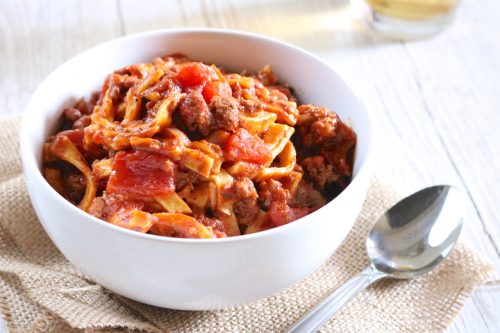 Goulash | "American style" goulash is the ultimate comfort food. Just one pot and 35 minutes is all it takes to make this paleo version of our family favorite. | eatsomethingdelicious.com