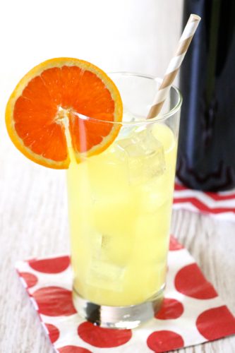 Orange Creamsicle Flavored Sparkling Water | The flavors of an indulgent orange creamsicle infused into sparkling water for a light, refreshing drink. | eatsomethingdelicious.com