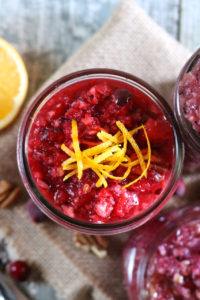 Cranberry Sauce, 3 Ways | My family's traditional cranberry sauce with variations suited for everybody - traditional, paleo, and vegan. Omit the pecans for nut free too! | eatsomethingdelicious.com