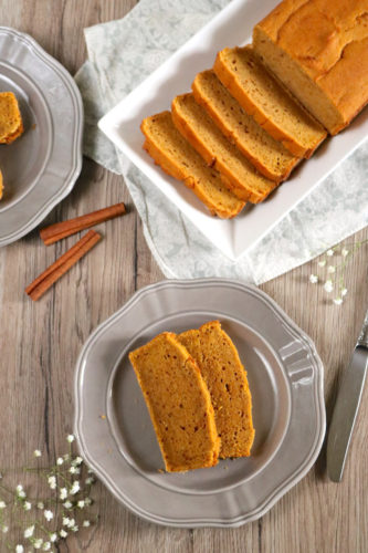 Sweet Potato Bread | This gluten free, dairy free sweet potato bread is just a little sweet and packed with fall flavors. Serve with butter for a Thanksgiving side or appetizer. | eatsomethingdelicious.com